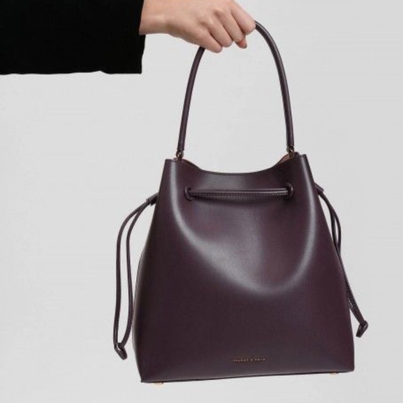 charles and keith drawstring bag